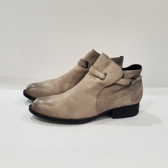 born leather ankle boots